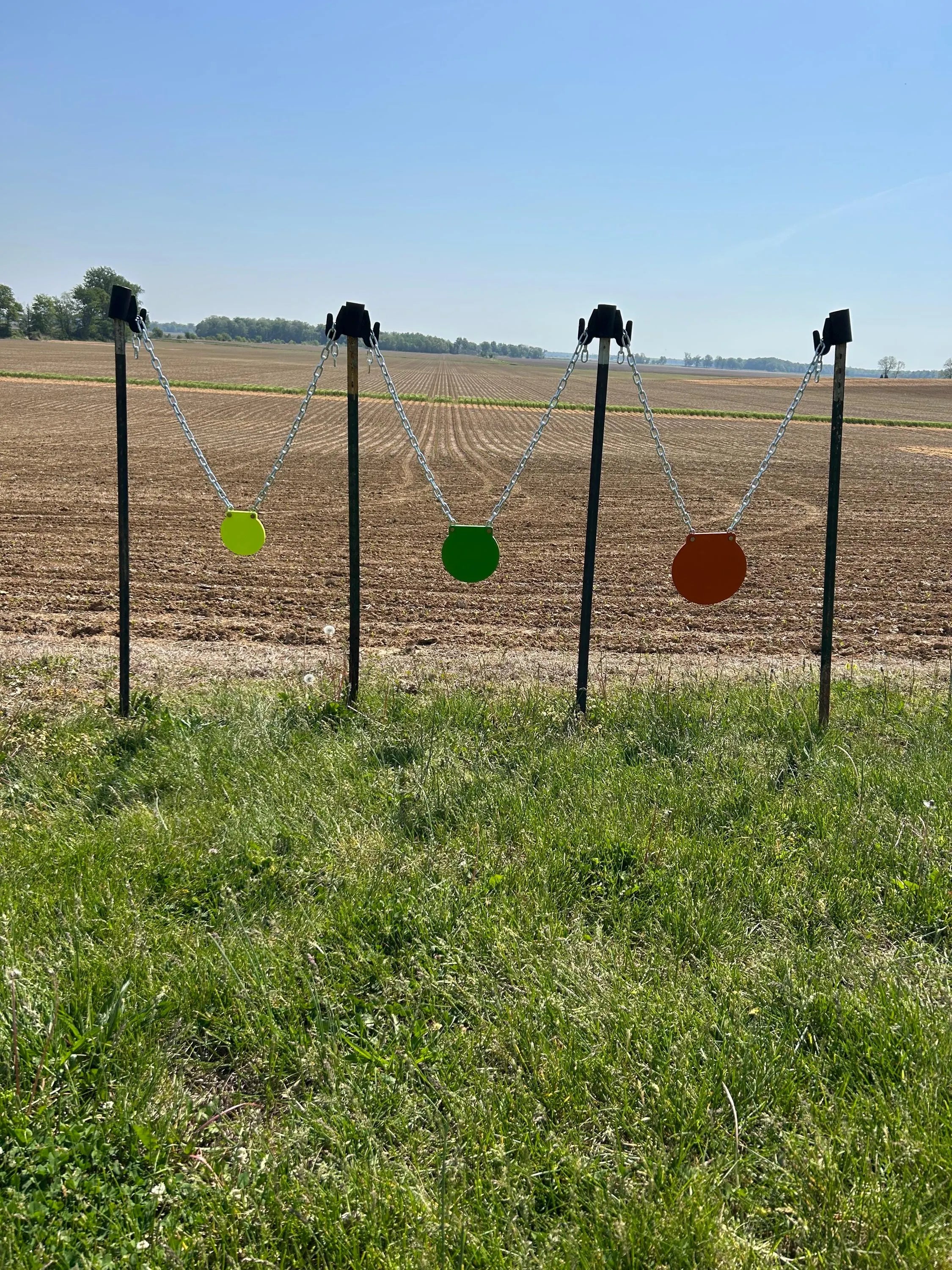 AR500 Steel Target Powder-Coated Ready-to-Hang
