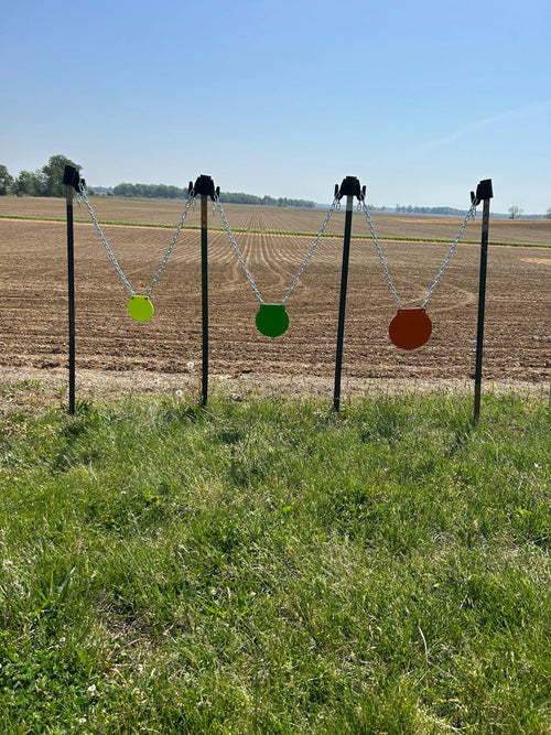 AR500 Steel Target Powder-Coated Ready-to-Hang