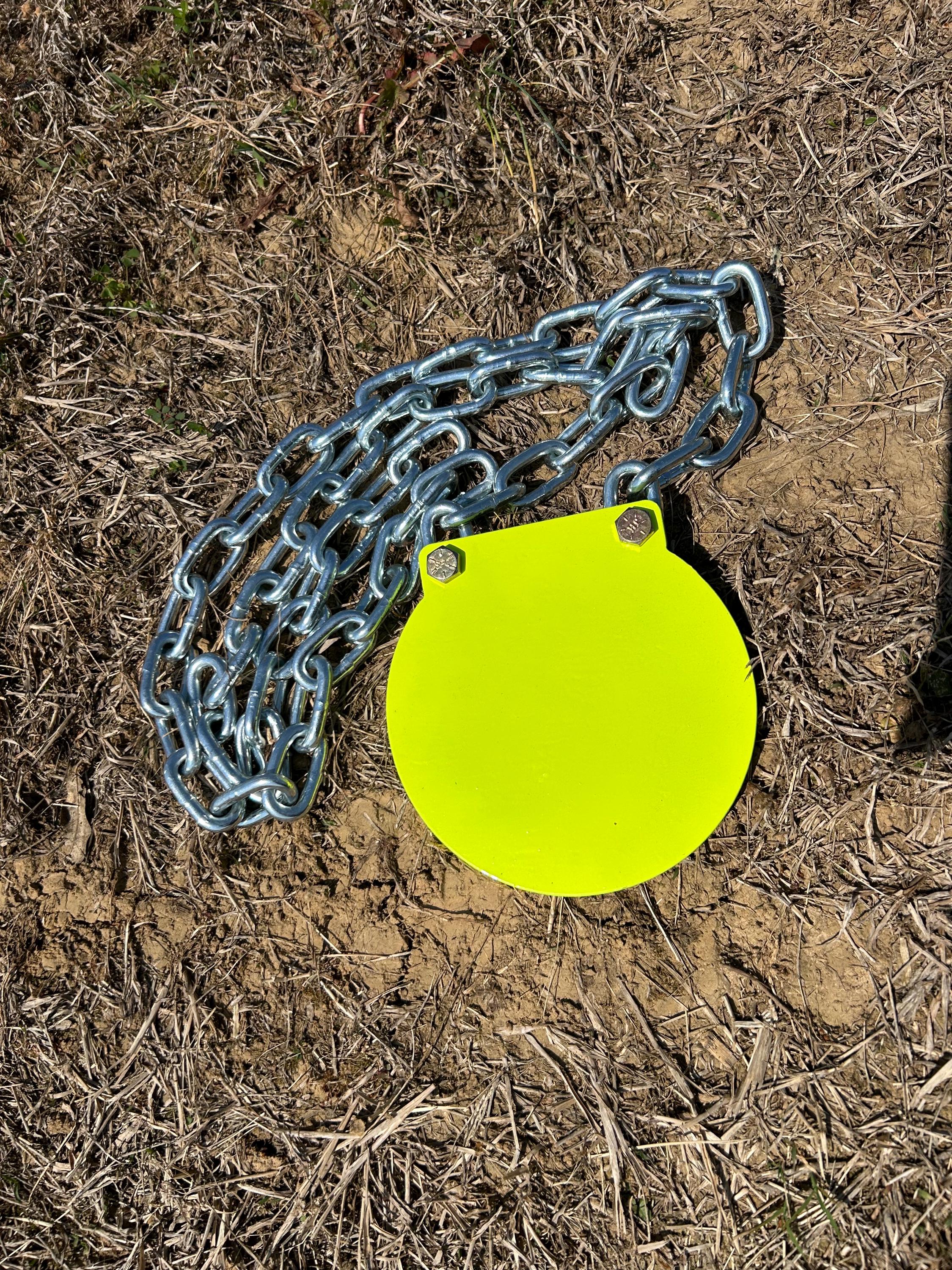 AR500 Steel Target Powder-Coated Ready-to-Hang